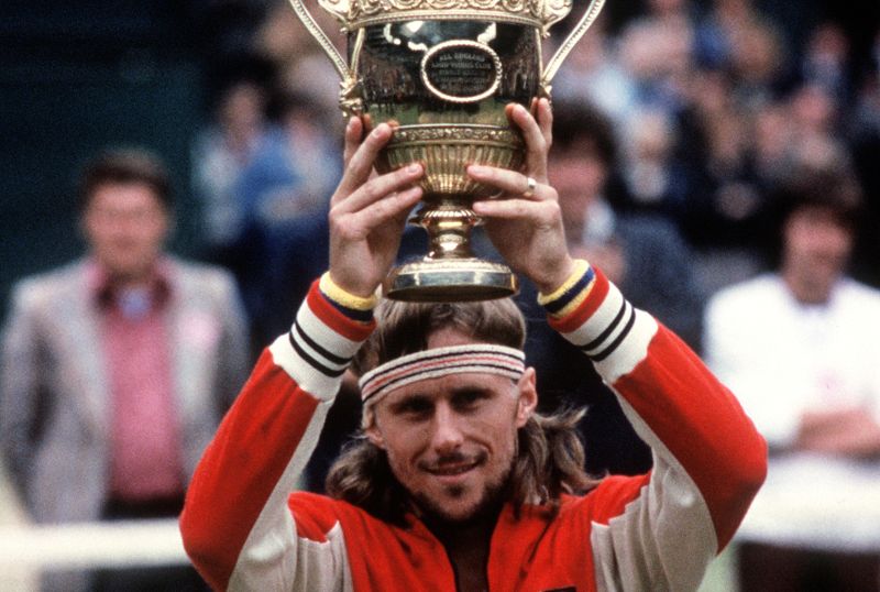 Swedish Tennis Player Bj?rn Borg Raises His Fourth - TVN.BG