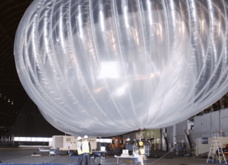 Мрежа от балони свързва с интернет