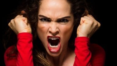 angry woman
