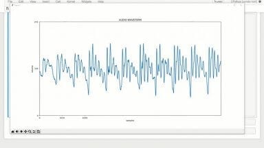 audio waveform