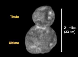 НАСА показа първата снимка на Ултима Туле