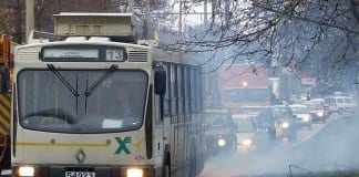 част от тролейбусния парк