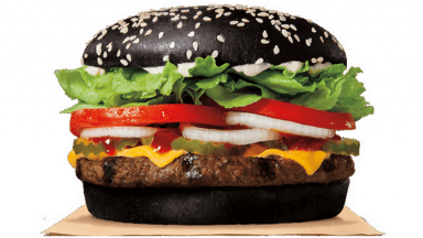 Black burger