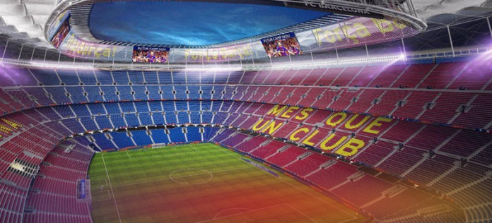 Camp Nou в Барселона – първият стадион в Европа с 5G технология