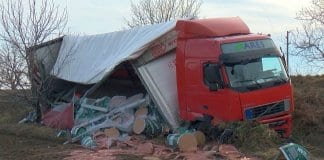 Затруднено е движението по пътя Русе - Варна