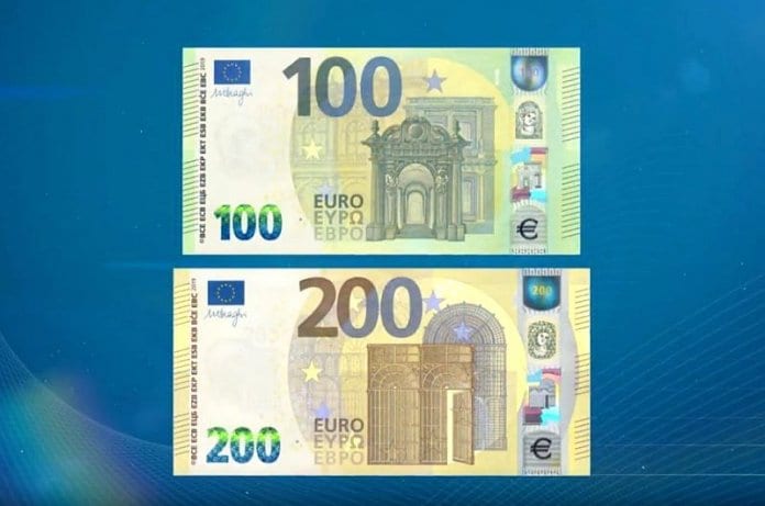 Нови банкноти от 100 и 200 евро