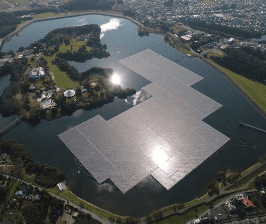 Япония е световен лидер на електроенергия от плаващи слънчеви панели