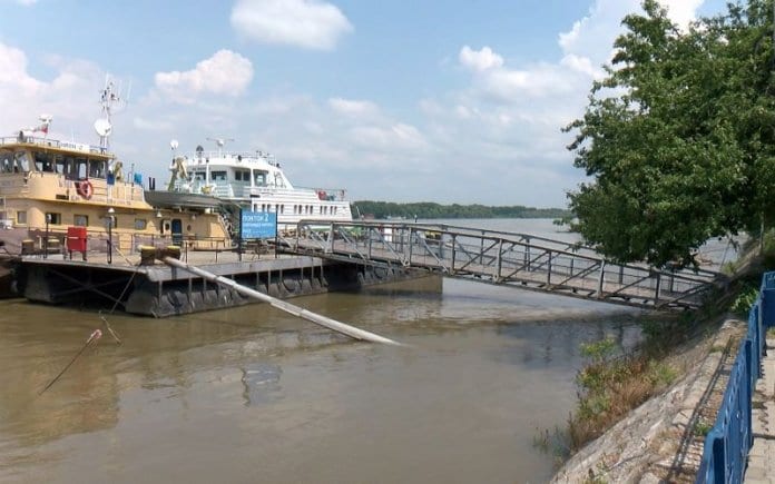 първа степен на опасност от заливане на Дунав