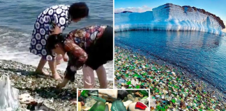 Китайски туристи унищожават Стъкления плаж край Владивосток