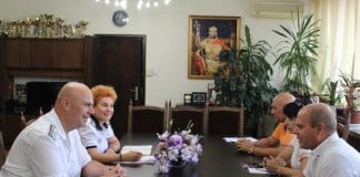 Новият командир на ВМС на посещение в Русе