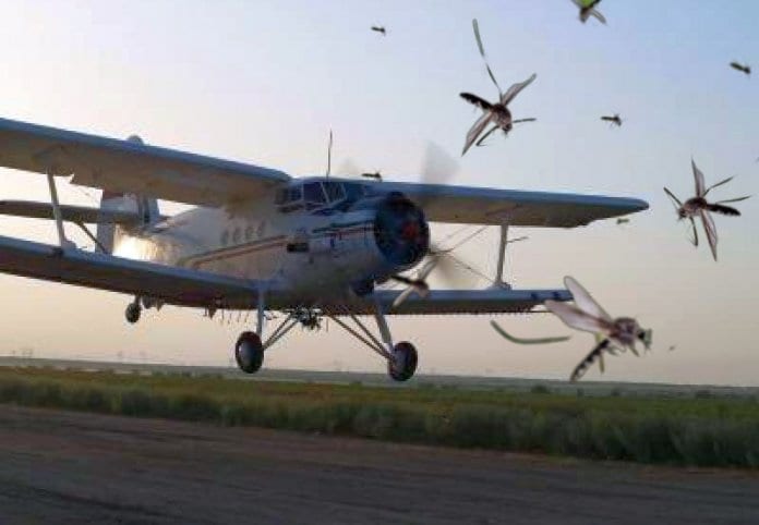 Авиационното пръскане срещу комари