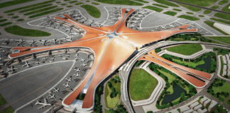 Най-новото летище в Китай е ултрамодерно