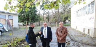 осветлението в района на