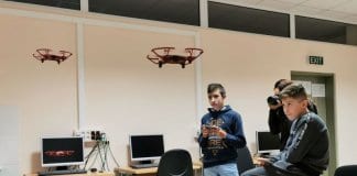 Трето занятие за ученици от курса „Блоково програмиране на дронове“