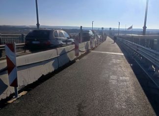 Пускат двупосочно движението в българския участък на Дунав мост