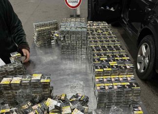 Над 130 000 къса контрабандни цигари задържани на ГКПП Капитан Андреево (ВИДЕО)