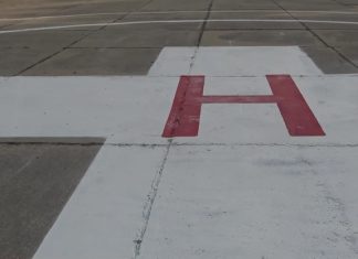 Оградиха хеликоптерната площадка на кея в Русе