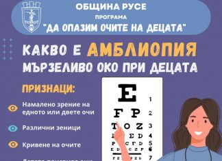 Общинската програма „Да опазим очите на децата“ започна в Русе