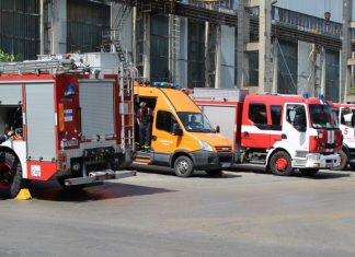 Учение за реакция при промишлена авария в Русе