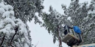 ЕРП Север отстранява аварии в тежки метеорологични условия