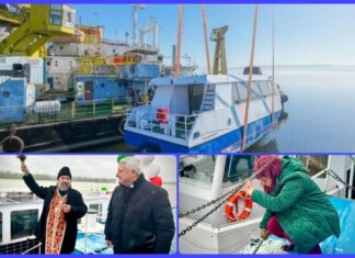 Осветиха и кръстиха катамаран, създаден по проект на Русенския университет
